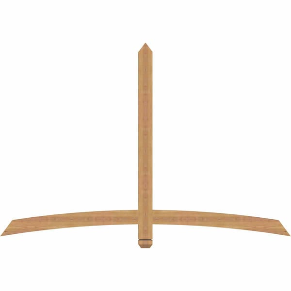 Ekena Millwork Bellingham Timber Gable Bracket, Western Red Cedar, 72"W x 48"H x 1 1/2"D x 3 1/2"F, 16/12 Pitch GBW072X48X0204BEL00SWR - main